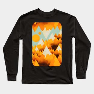 Yellow sand peaks Long Sleeve T-Shirt